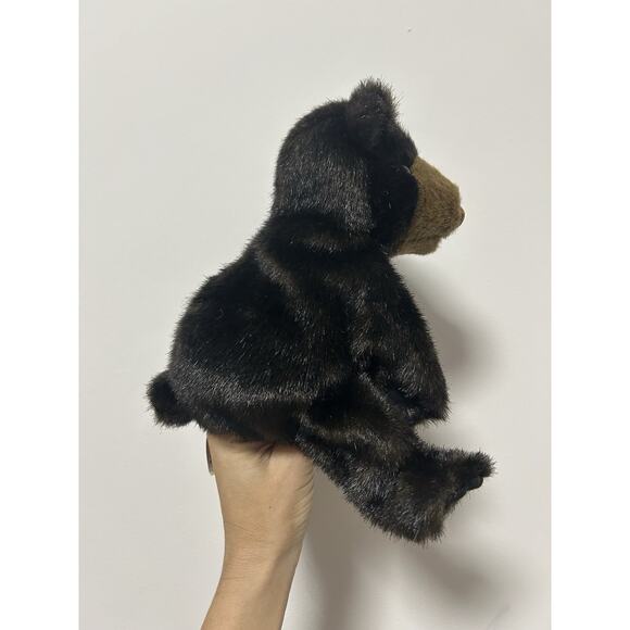 FOLKMANIS Brown Bear Cub Puppet About 10" Tall Seated Position Claws On Paws - Picture 2 of 5